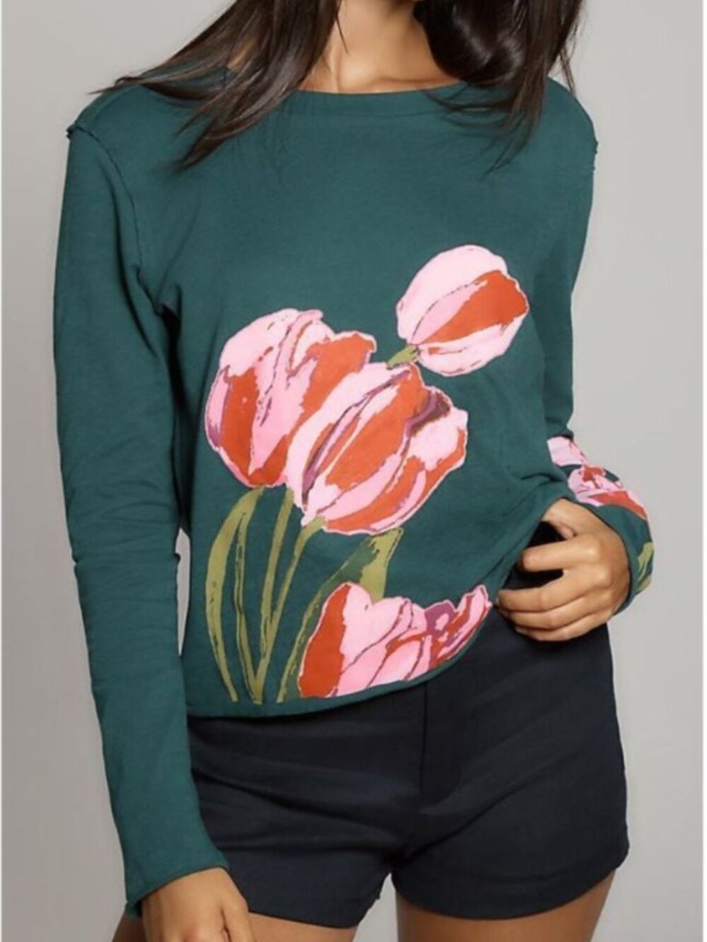 The Caitlin Boxy Tee by Maeve: Long-Sleeve Edition